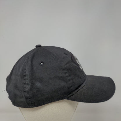Backwoods Shine Snapback Hat Black One Size Adjustable Solid 6 Panel