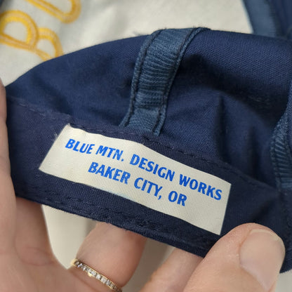 Yupoong BCFD Baker City Oregon 5 Panel Blue One Size Rope Snapback Hat Logo