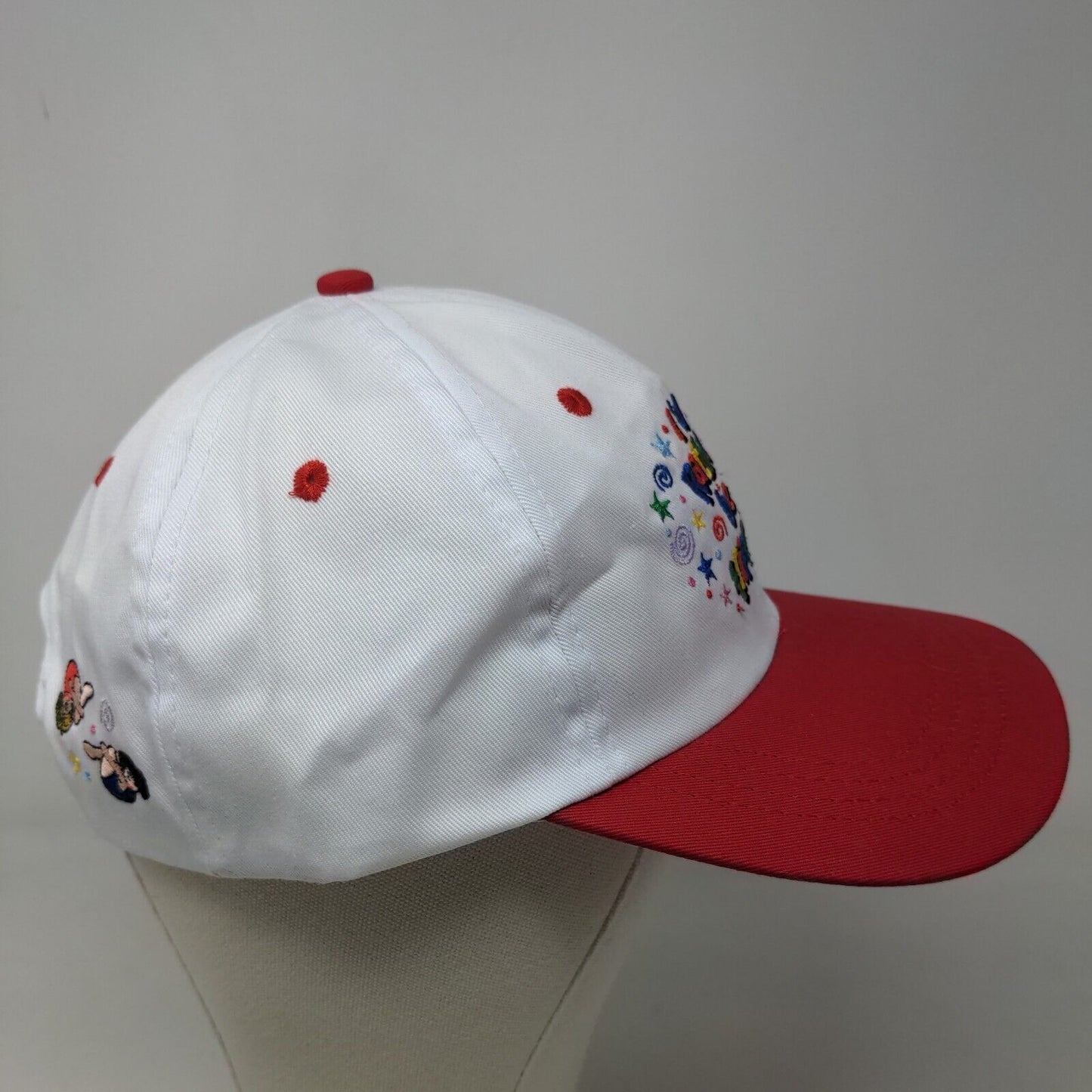 Unbranded Girl's Hat White OSFA Rather Be Flippin' Embroidered Strapback