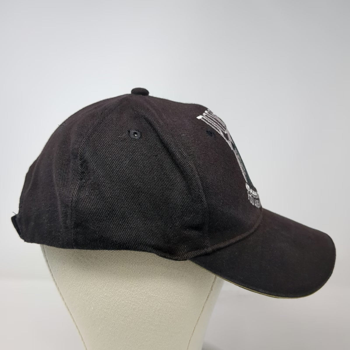 NRG Baseball Cap Black One Size POW MIA USA Flag You Are Not Forgotten Hat