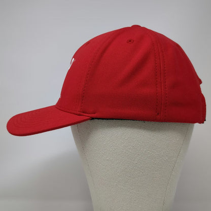 Port Authority Baseball Cap Red One Size Jack's Urban Meeting Place Hat Flexfit