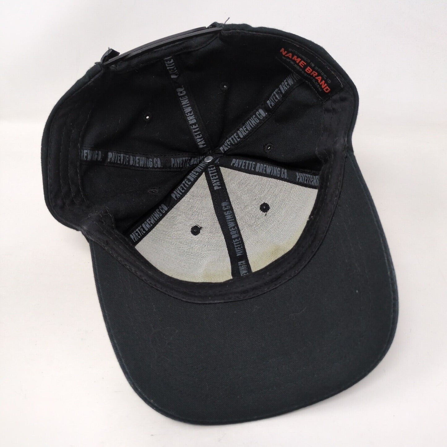 Payette Brewing Co. Snapback Hat Black One Size Embroidered 6 Panel