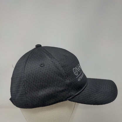 VyStar Veterans Memorial Arena Strapback Hat Black Adult Embroidered
