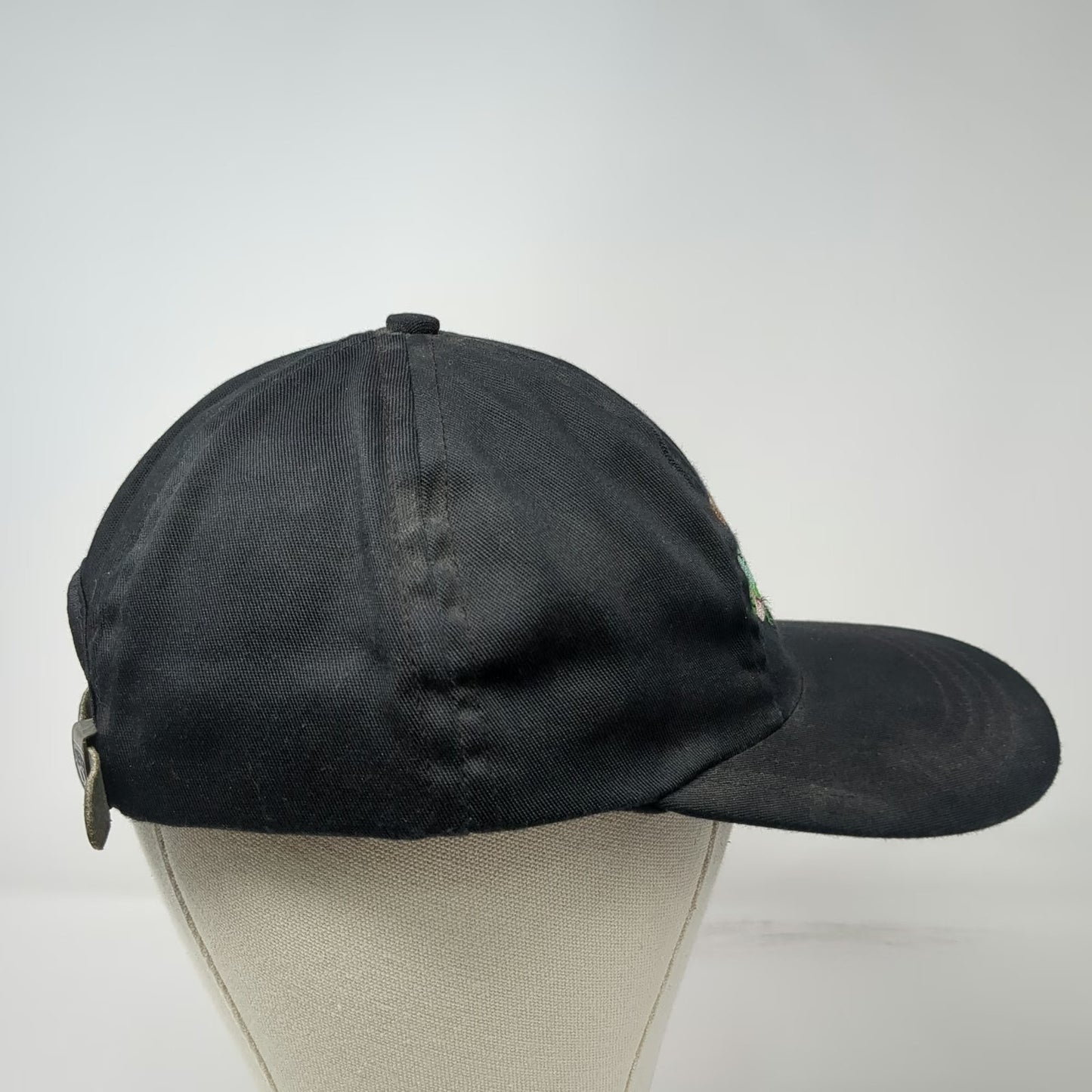 Baseball Cap Black Vintage Trout Fly Fishing Embroidered Made in USA Hat