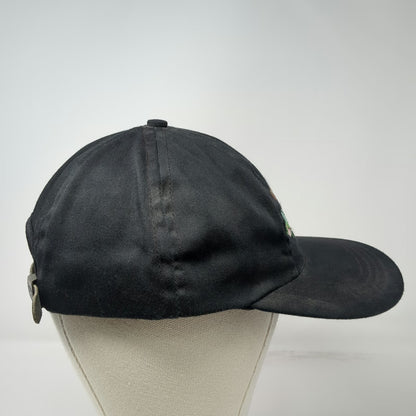 Baseball Cap Black Vintage Trout Fly Fishing Embroidered Made in USA Hat