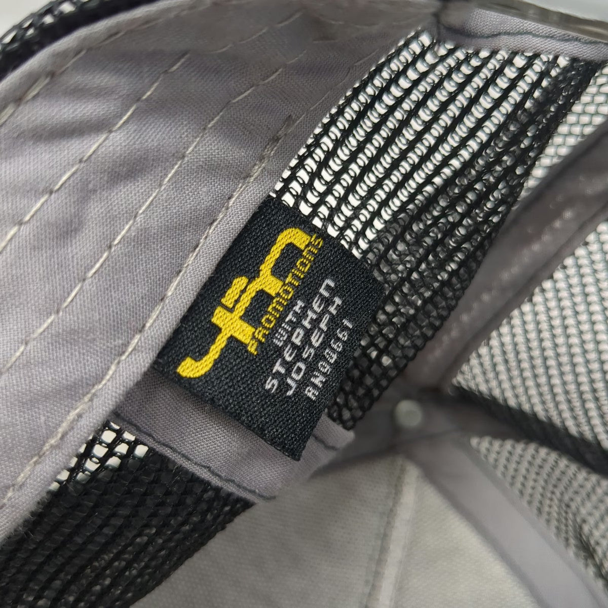 HJ Promotions Gray Trucker Hat One Size Camp Ida-Haven Wool Blend Snapback Logo