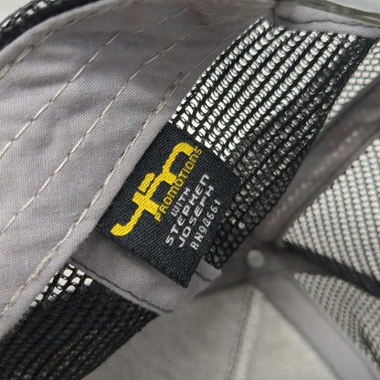 HJ Promotions Gray Trucker Hat One Size Camp Ida-Haven Wool Blend Snapback Logo