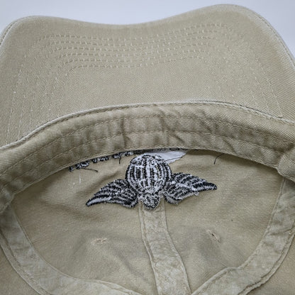 OTTO Baseball Cap Beige One Size Hat USAF Pararescue Military Strapback Cotton
