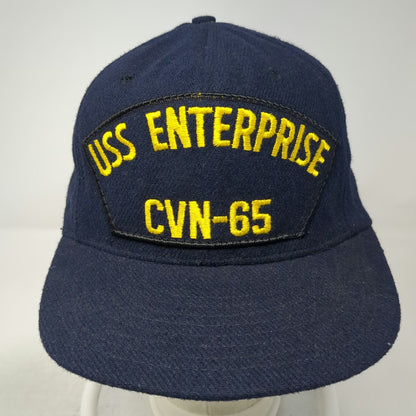 Northstar USS Enterprise CVN-65 US Navy Snapback Hat Blue One Size USA Made