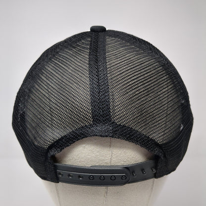 Action is Everything Snapback Trucker Hat Black OS Adjustable Mesh Rock Shox