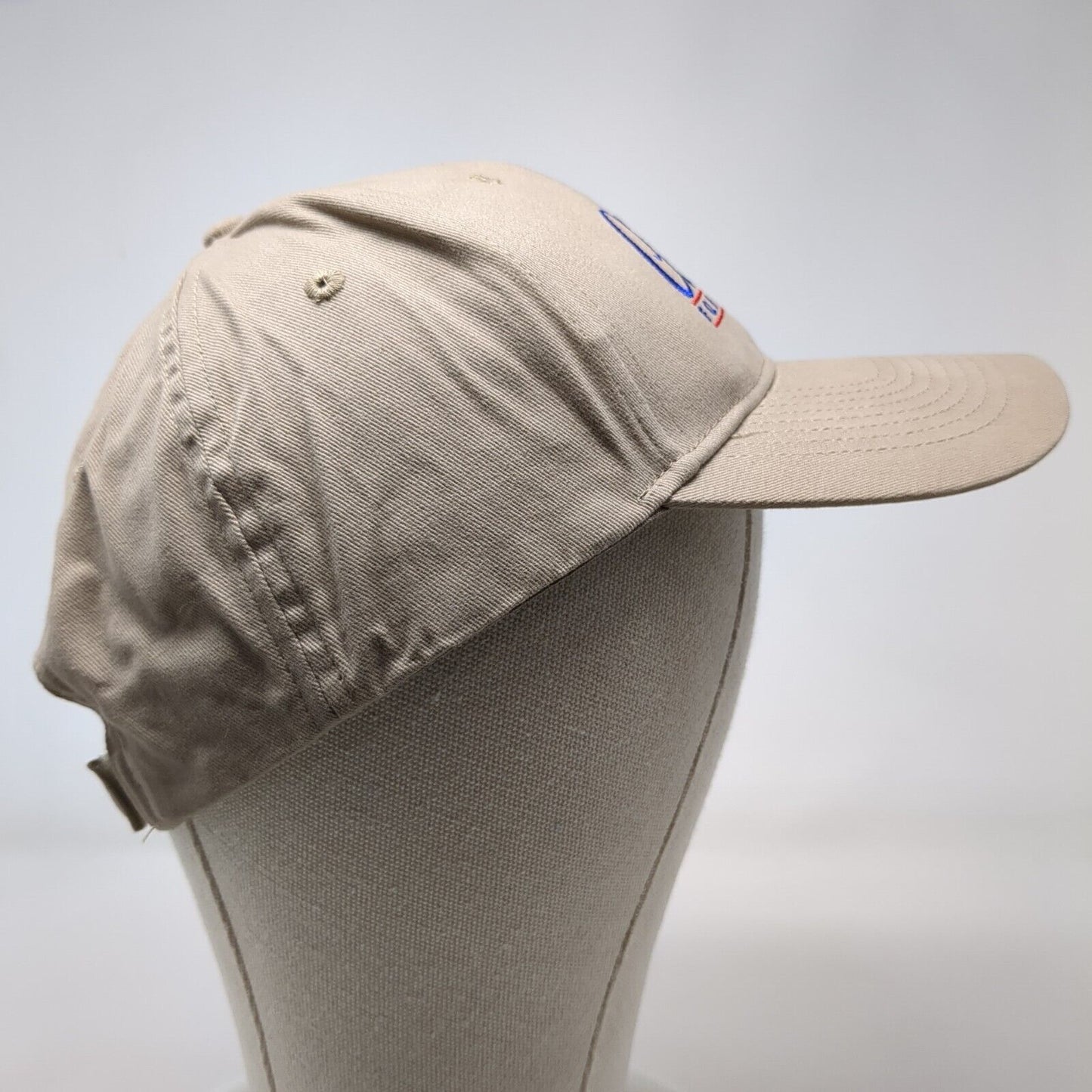 CAST For Kids Foundation Strapback Hat Tan One Size Adjustable Embroidered KC