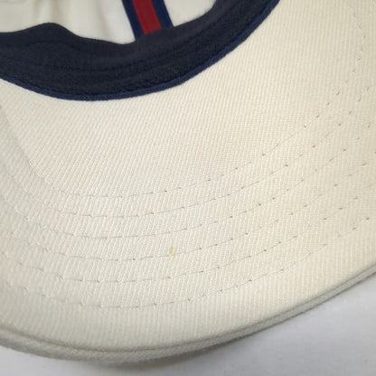 American Eagle Outfitters Baseball Cap White XL Fitted Embroidered Eagle Hat
