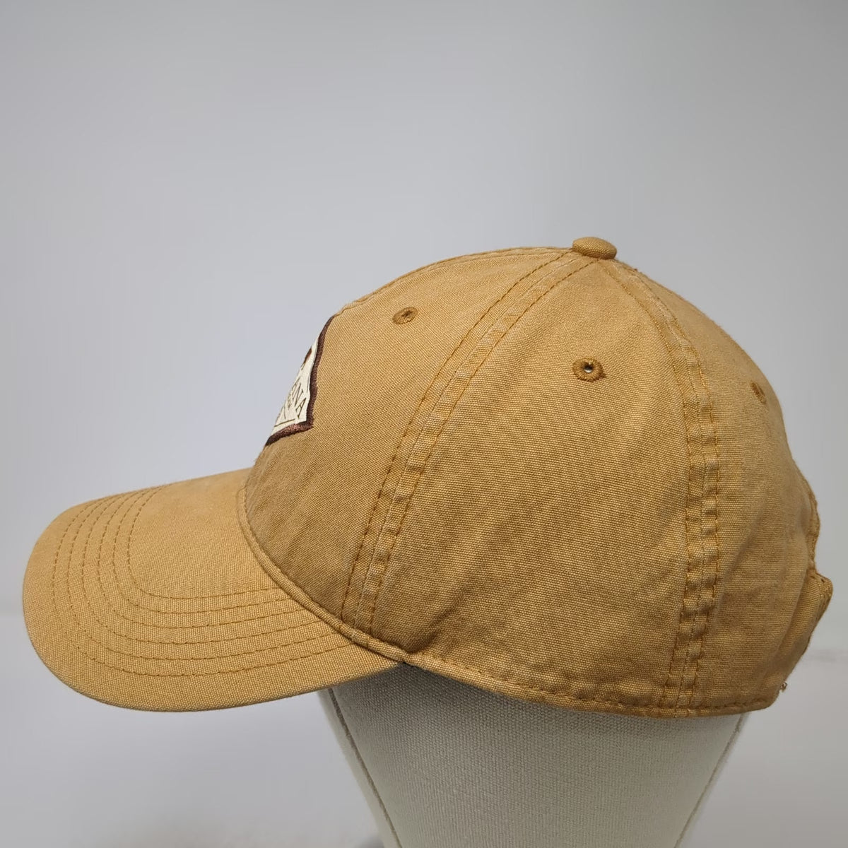 Legacy Baseball Cap Brown One Size Montana Bison Patch Slideback Cotton Hat
