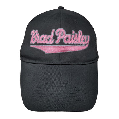 Big X Women's Snapback Mesh Back Hat Black Brad Paisley Embroidered Logo