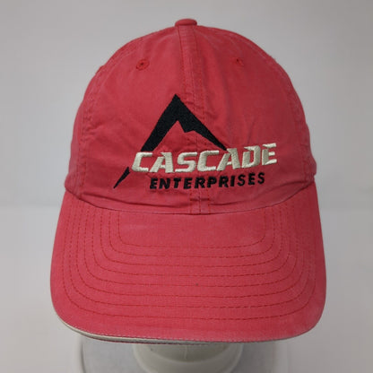 Cascade Enterprises Strapback Hat Red One Size 6 Panel Port Authority