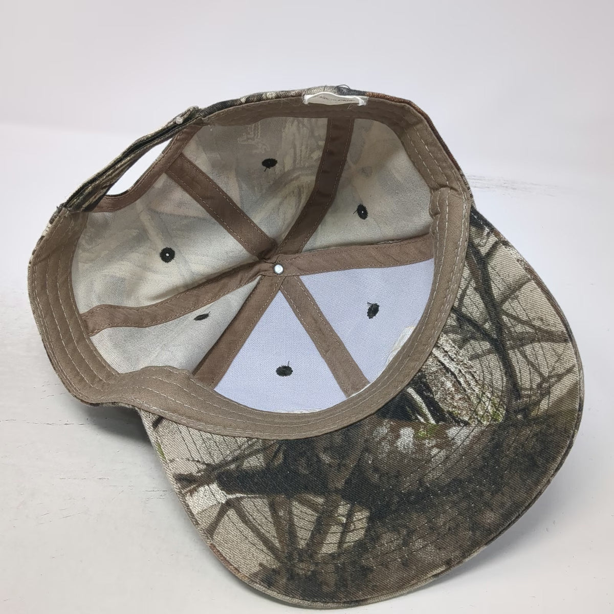 Fastenal Industrial Supply Camouflage Baseball Cap Gray One Size Strapback Hat