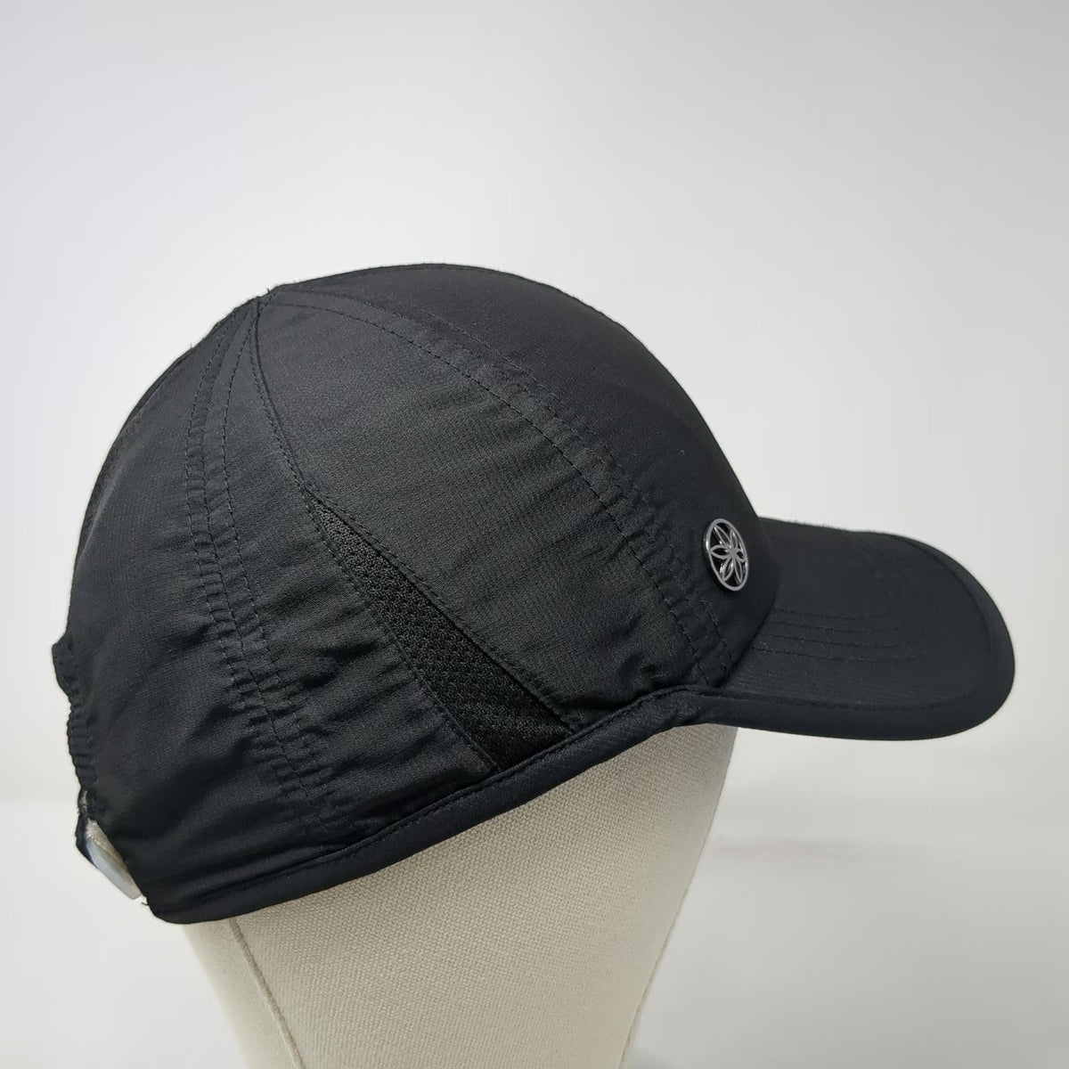 Gaiam Baseball Cap Black One Size Reflective Mesh Ventilation Hat