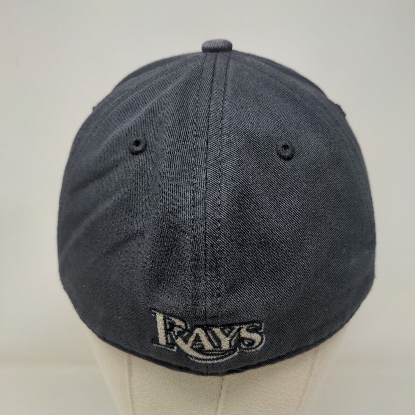 '47 Brand Men's Fitted Hat Blue Size Small Embroidered Tampa Bay Rays Logo MLB