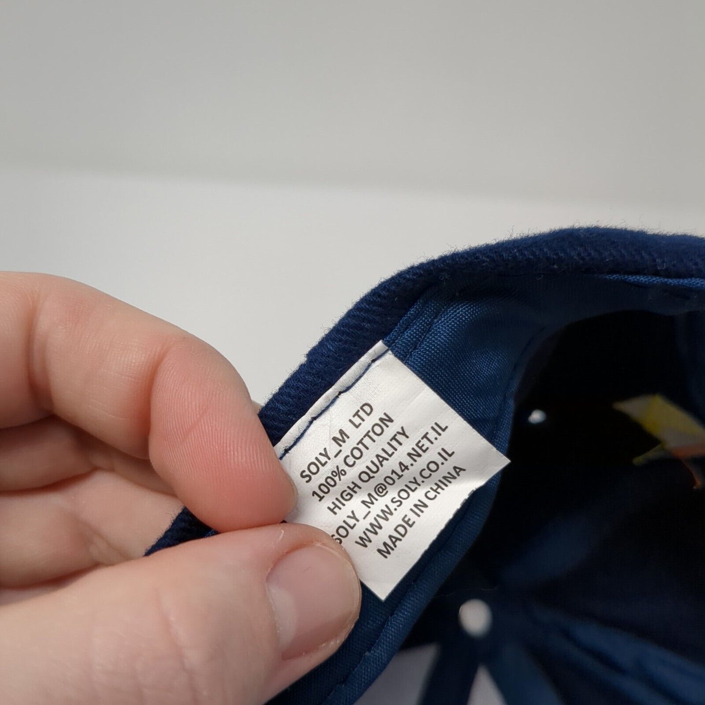 Orbit UMI Slideback Hat Blue One Size Adjustable Embroidered 6 Panel Cotton
