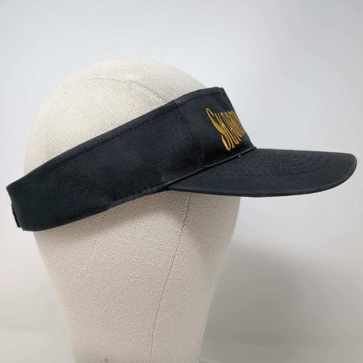 Corrington's Visor Black One Size Skagway Brewing Co Embroidered Brewery Hat