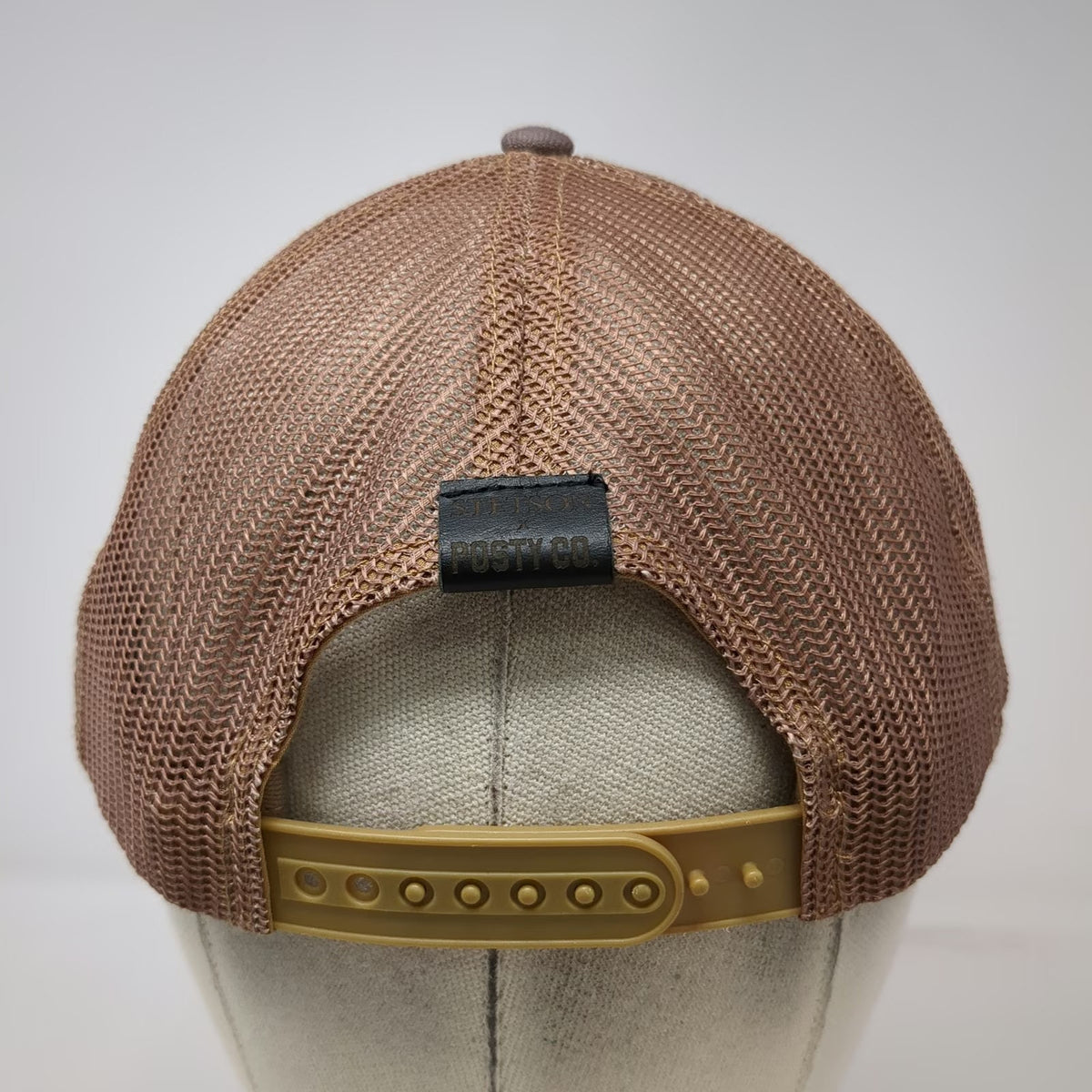 Stetson Trucker Hat Brown Camo Posty Co Post Malone One Size Mesh Snapback PM