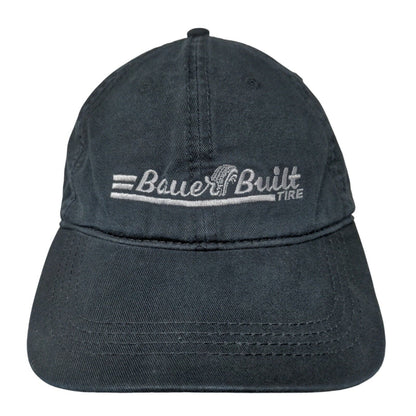 Bauer Built Tire Strapback Hat Blue One Size Embroidered Cap America