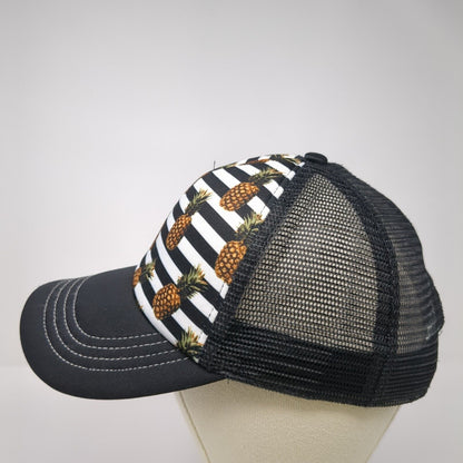Pineapple Snapback Trucker Hat Multicolor One Size Adjustable Mesh Back 6 Panel