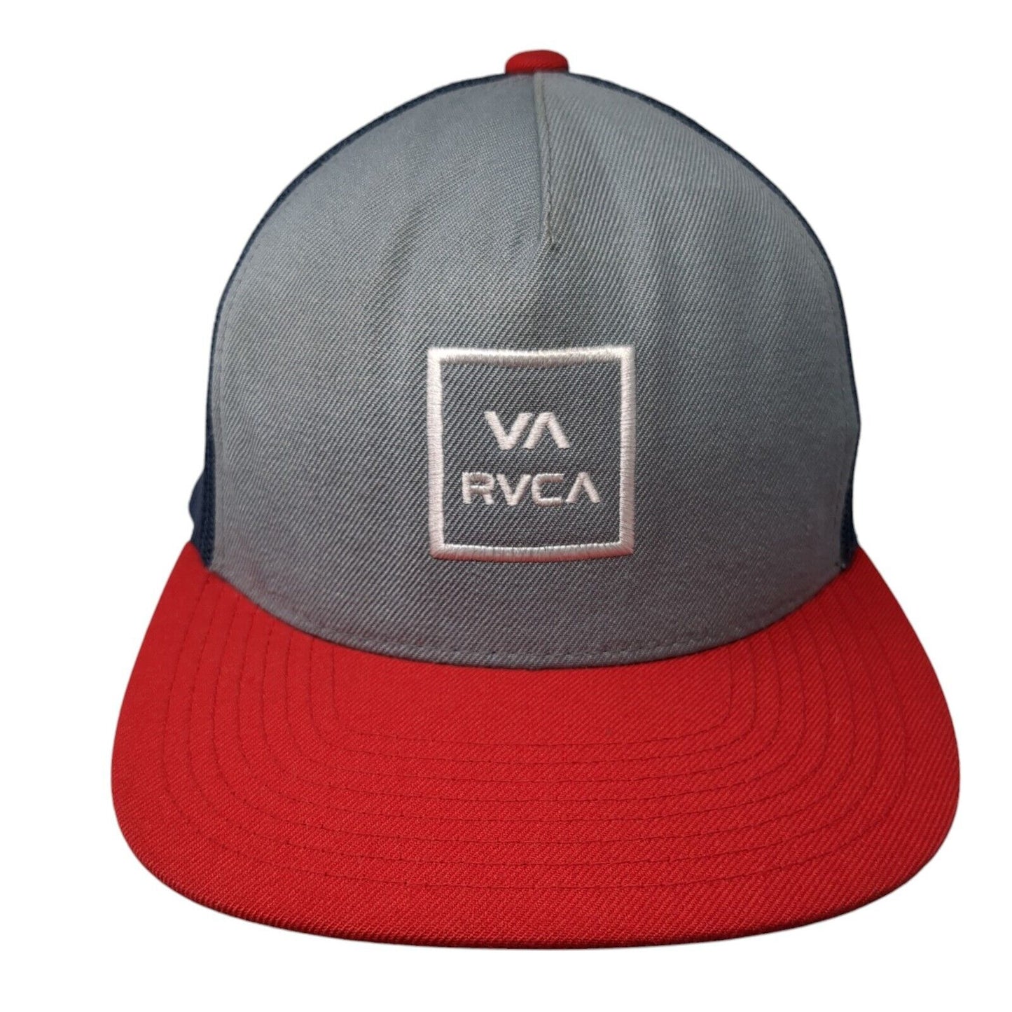 VA RVCA Snapback Trucker Hat Multicolor One Size Mesh Back Adjustable