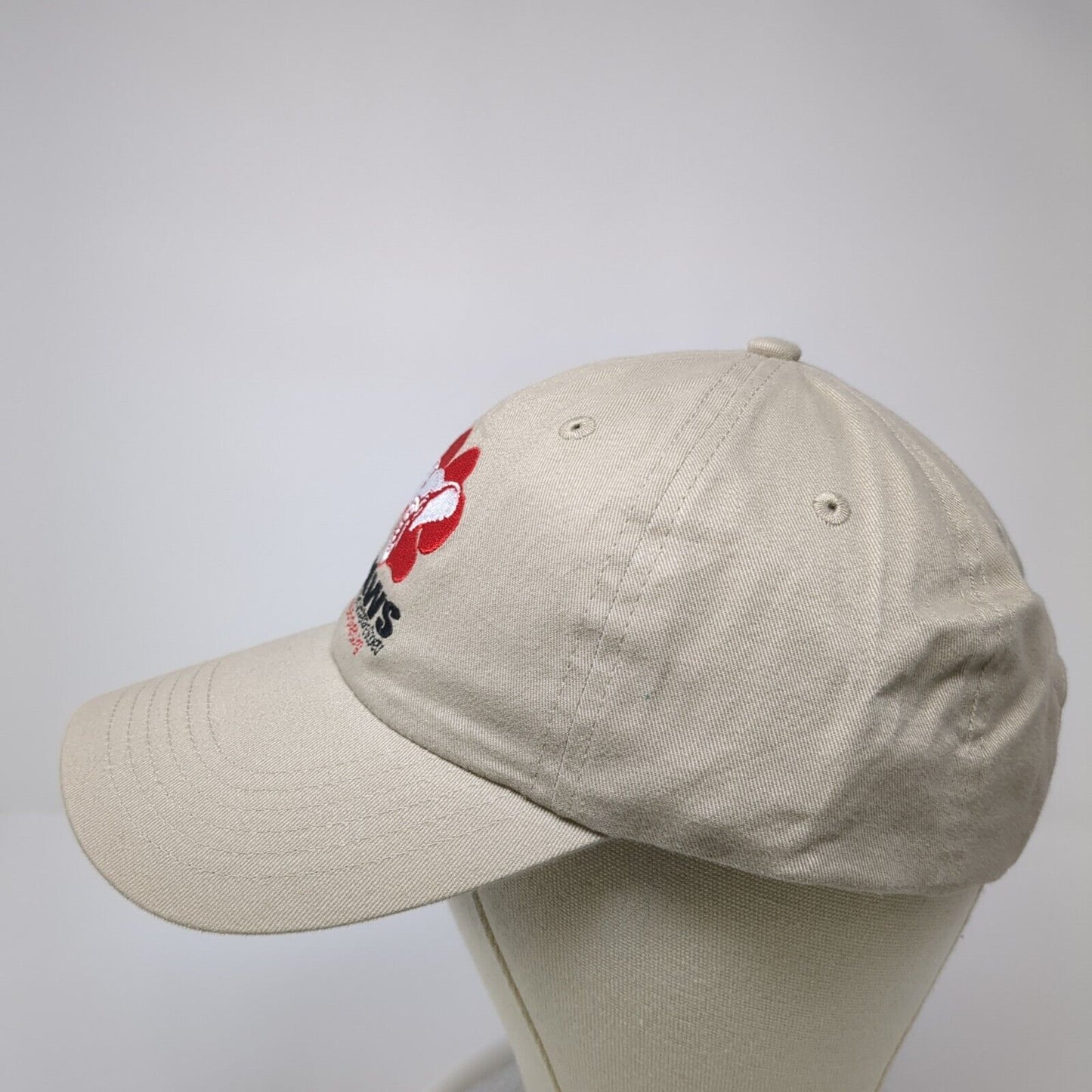 PAWS Performance Animal Welfare Society Strapback Hat Beige One Size Adjustable
