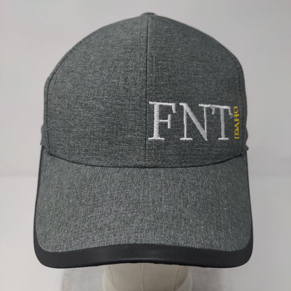 FNT Idaho Strapback Hat Gray One Size Adjustable Embroidered Ogio