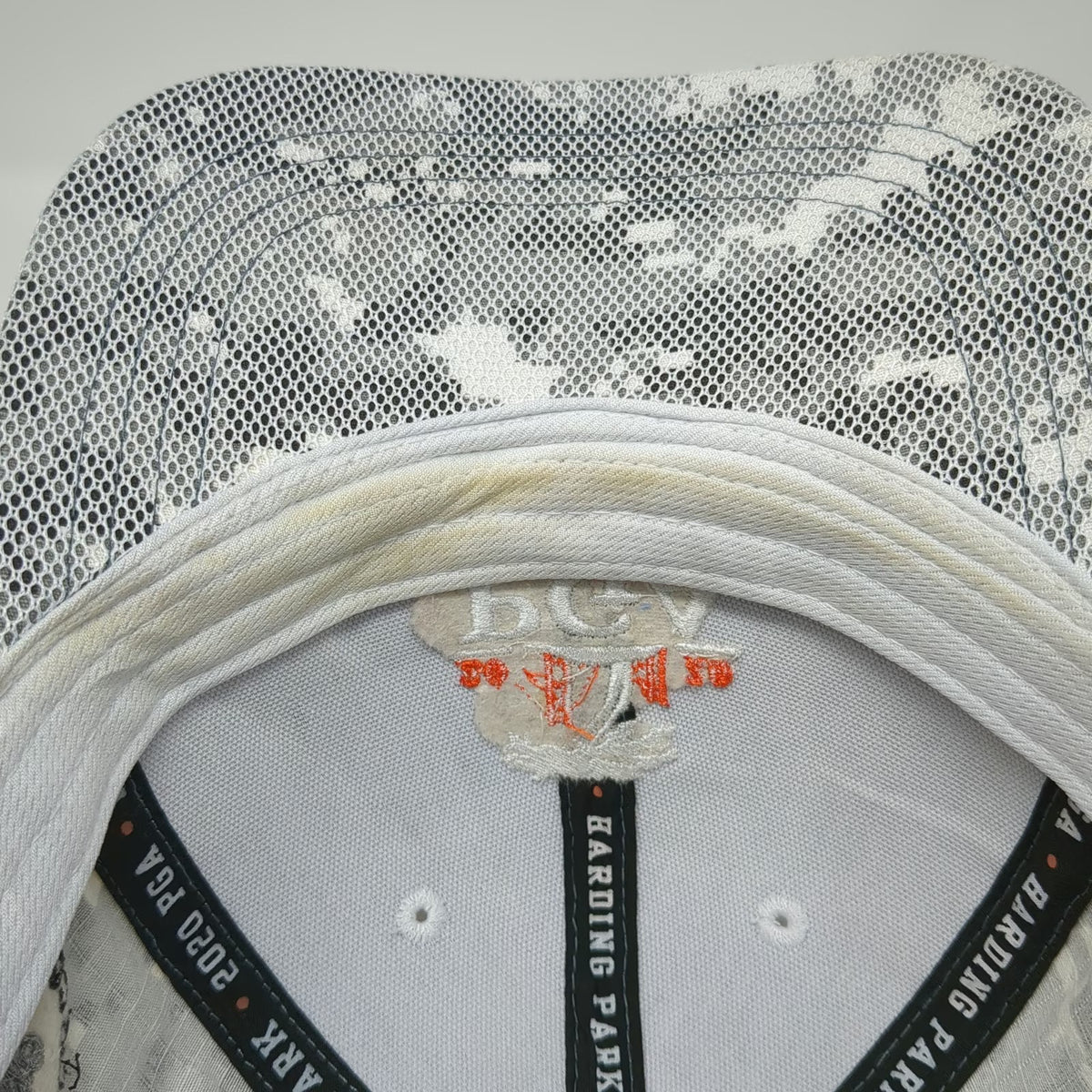 Ahead Baseball Cap Gray One Size 2020 PGA Harding Park Mesh Back Camo Golf Hat