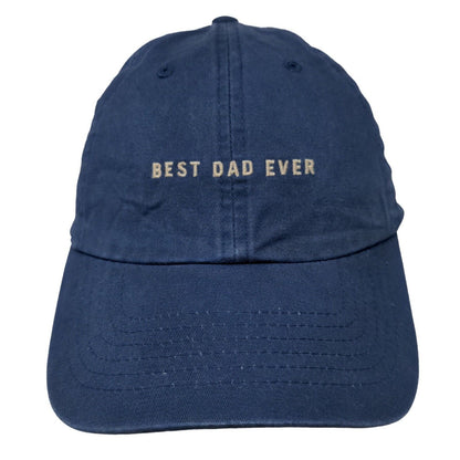 Wembley Men's Slideback Hat Blue Size OS Embroidered Best Dad Ever Logo