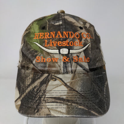 Hernando Co. Livestock Show & Sale Strapback Hat Camo OSFM Realtree
