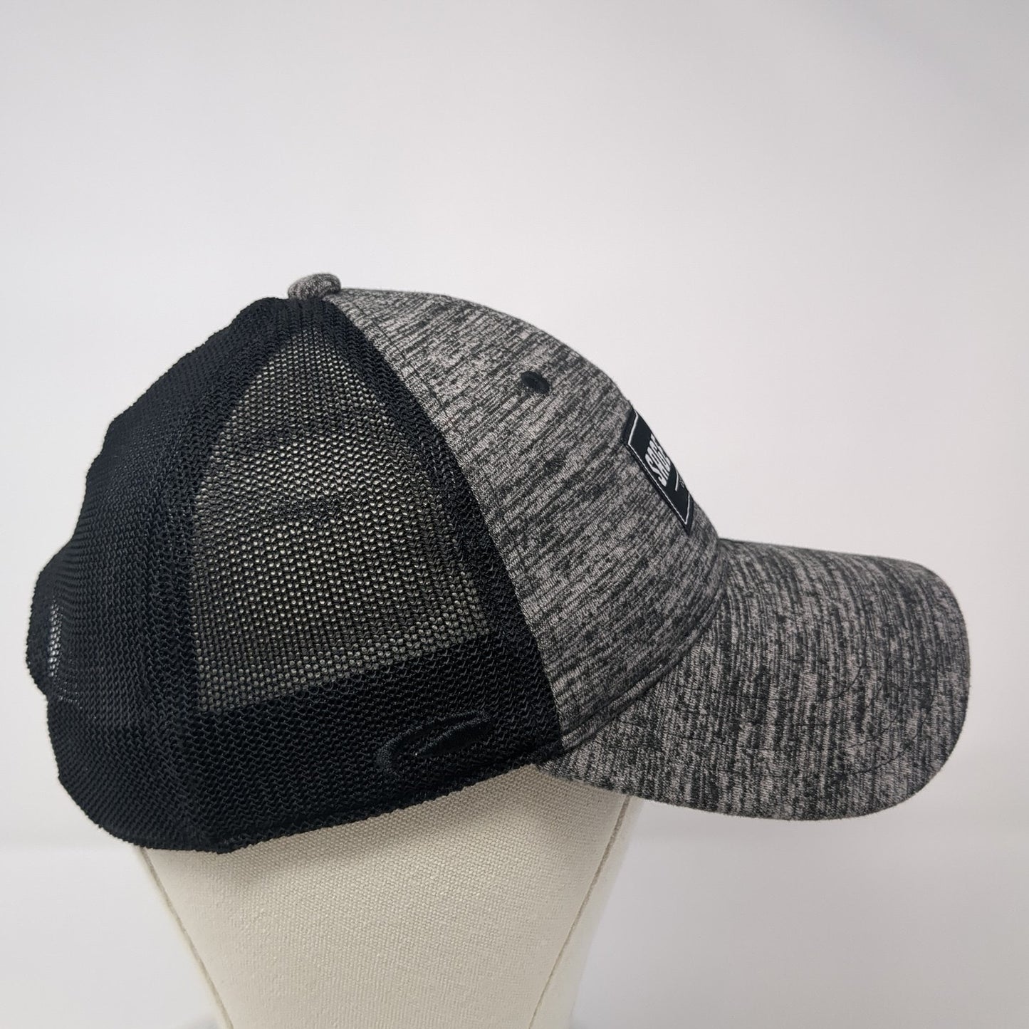 Sage Lakes Snapback Trucker Hat Gray One Size Adjustable Mesh Back Pukka