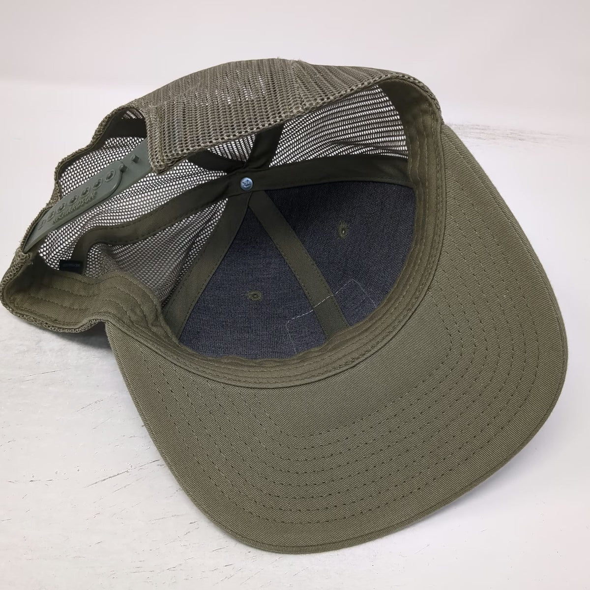 Richardson Trucker Hat Green One Size Silverbow Spokane Washington Mesh Snapback