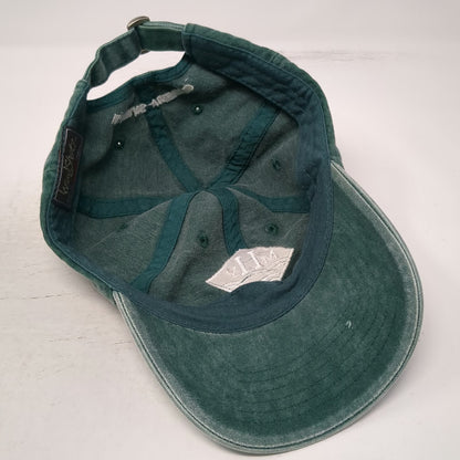 KC Caps Martha's Vineyard MHV Baseball Cap Green One Size Slideback Hat Cotton