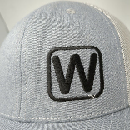 W Ontario OR Snapback Trucker Hat Gray One Size Adjustable Mesh Back Richardson