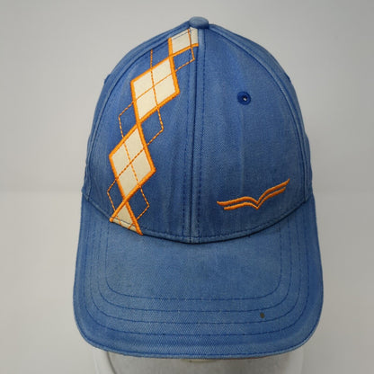 The Club at Spurwing Strapback Hat Blue One Size Adjustable Embroidered Pukka