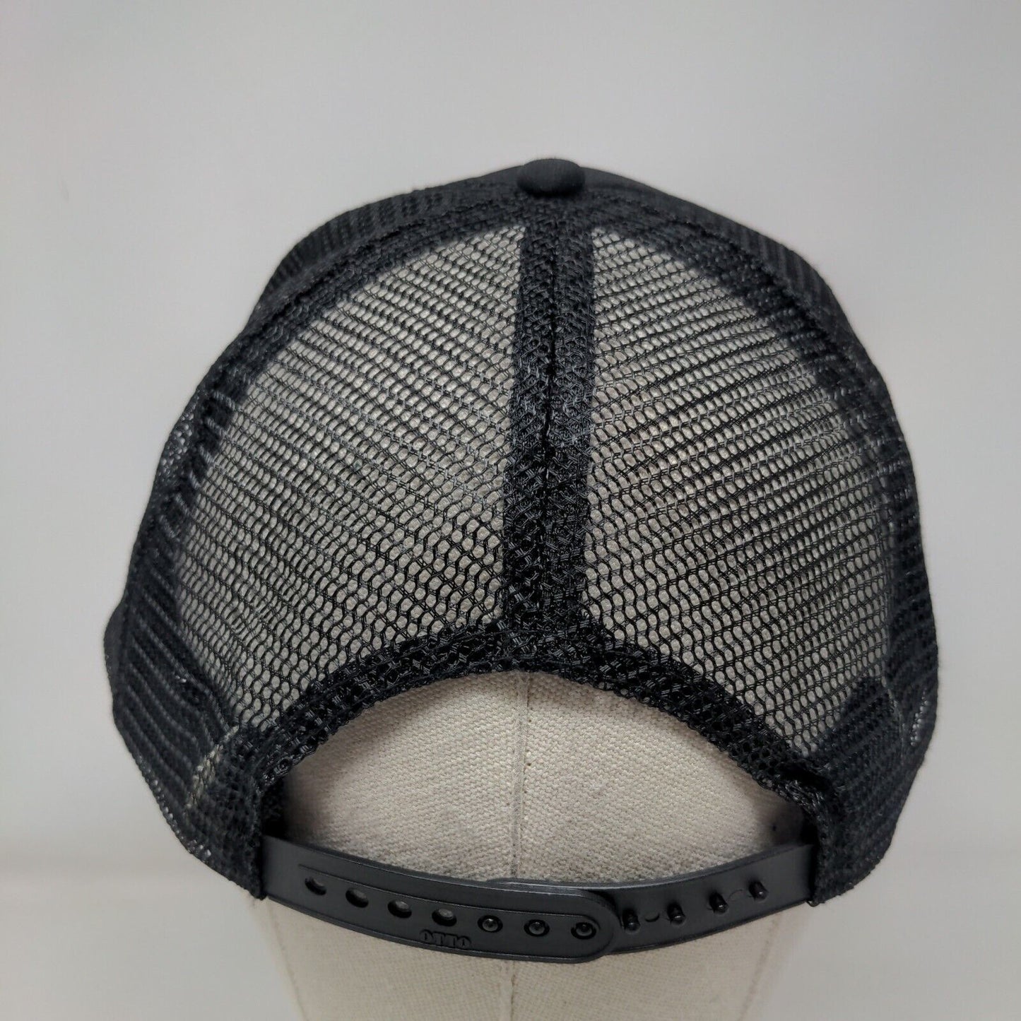 Restore Snapback Trucker Hat Black OSFM Adjustable Mesh Back 6 Panel Otto