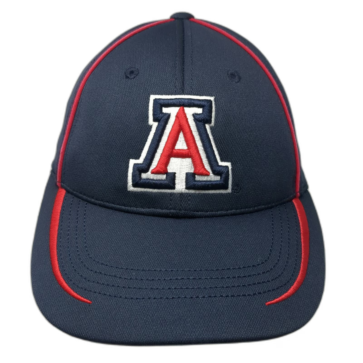 Arizona Wildcats NCAA Top of the World Hat Blue Red White One Size Piping Cap