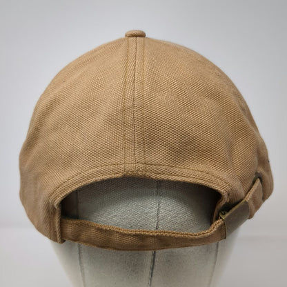 Duluth Trading Co Baseball Cap Brown L Slideback Cotton Logo Patch Hat Canvas