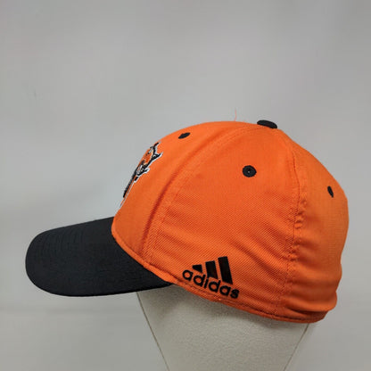 Baker University Wildcats Fitted Hat Orange Size S/M Adidas Embroidered NCAA