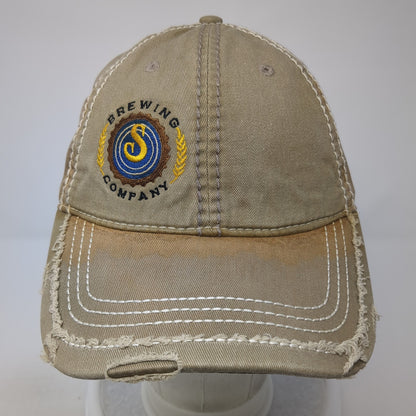 Brewing Company Baseball Cap Brown One Size Adjustable Distressed Otto