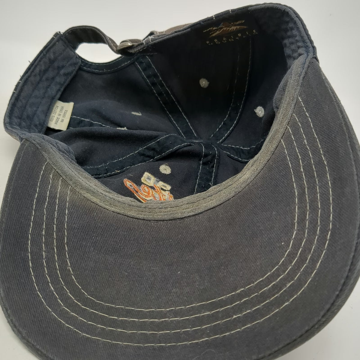 Prairie Mountain Gray One Size Baseball Cap Hat Yosemite California Distressed