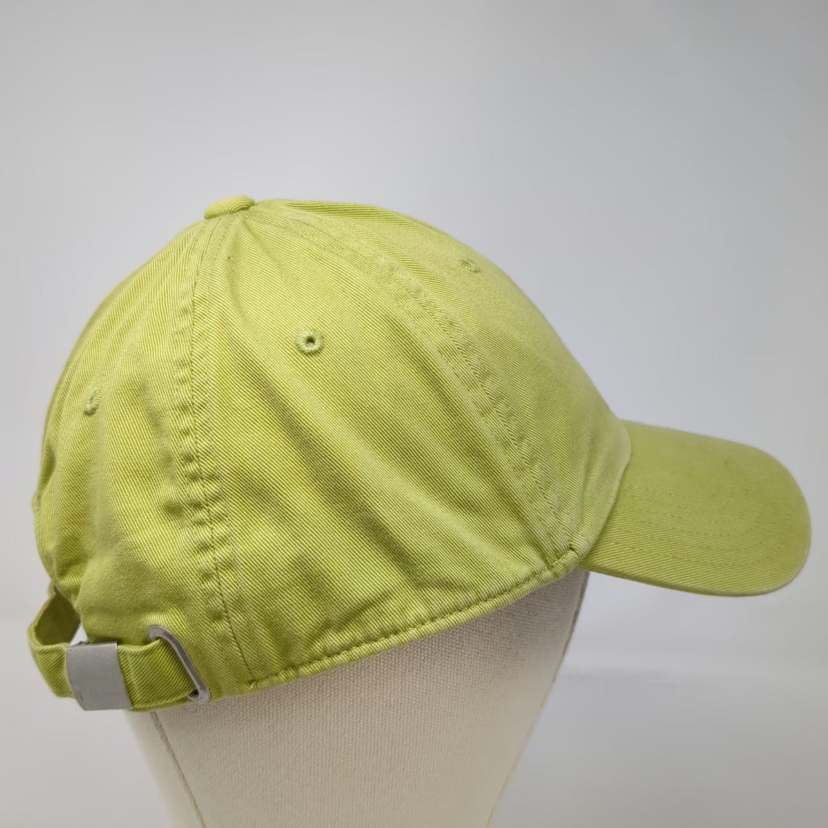 Gap Baseball Cap Green M Slideback Cotton Blank Curved Brim Plain Solid Hat