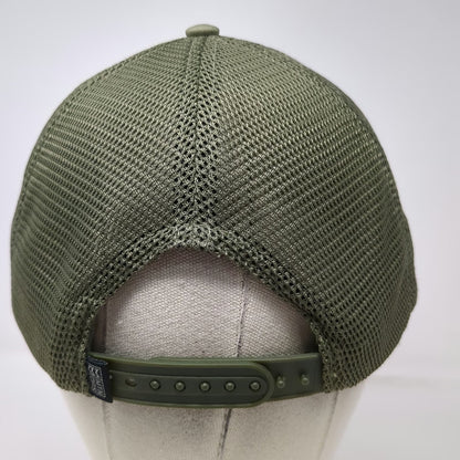 MTN OPS Baseball Cap Green One Size Snapback Mesh Back Hat Conquer More Est 2014