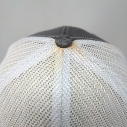 KW Snapback Mesh Back Trucker Hat Gray One Size Embroidered Richardson