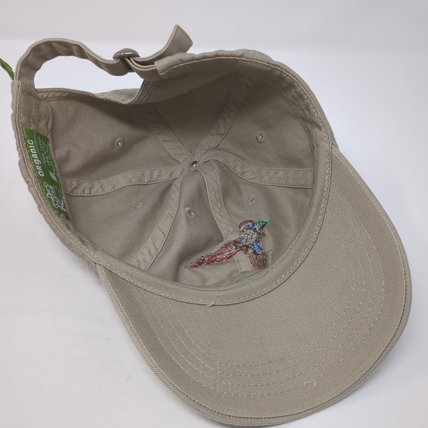 Rooster Slideback Hat Brown One Size Adjustable Embroidered KC Outdoor