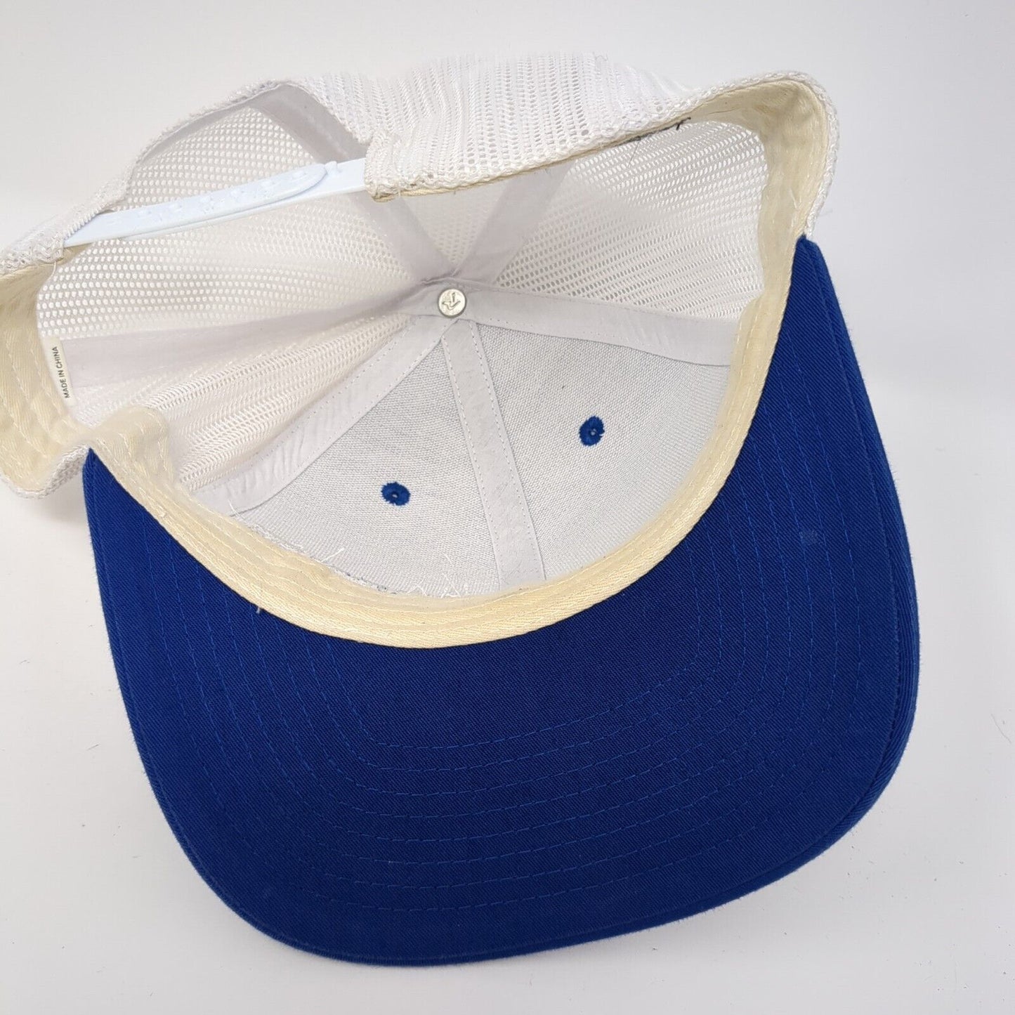 Pro Image Sports Snapback Trucker Hat Blue OS Adjustable Mesh Back Richardson