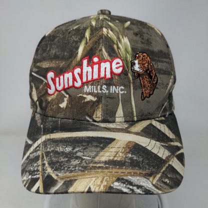 Sunshine Mills Inc. Dog Strapback Hat Camo One Size Embroidered Realtree